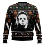 Michael Myers Ugly Christmas Sweater, Halloween Ugly Christmas Sweater