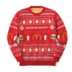 McDonald’s Ba Da Ba Ba Ba Ugly Christmas Sweater