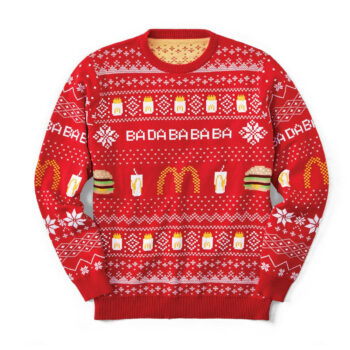 McDonald’s Ba Da Ba Ba Ba Ugly Christmas Sweater