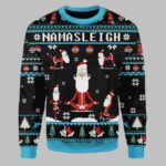 Merry Christmas Gearhomies Namasleigh Santa Ugly Christmas Sweater