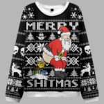 Merry Shitmas Ugly Christmas Sweater