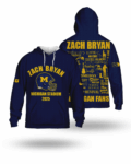 Michigan Wolverines Zach Bryan The Quittin Time Tour 2025 Shirt