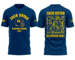Michigan Wolverines Zach Bryan The Quittin Time Tour 2025 Shirt