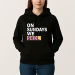 Minnesota Vikings Jj Mccarthy On Sundays We Skol T Shirt