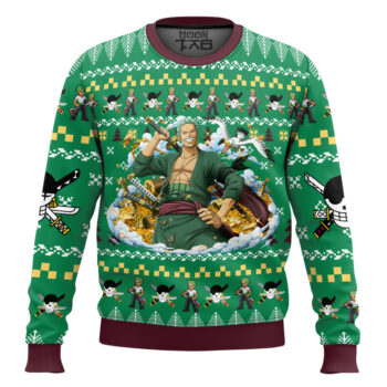 Zoro One Piece Ugly Christmas Sweater