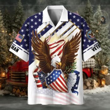 Eagle US Veteran Polo And Hawaii Shirt