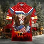 Eagle US Veteran Polo And Hawaii Shirt