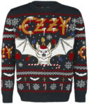 Ozzy Osbourne Multicolour Holiday Christmas Ugly Sweater