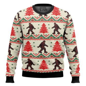Amazing Bigfoot Ugly Christmas Sweater
