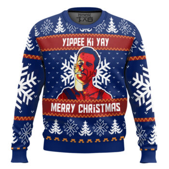 Yippee Ki Yay Die Hard Ugly Christmas Sweater