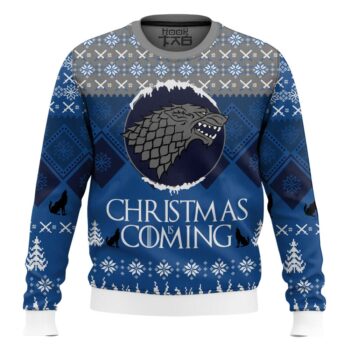 Game of Thrones Christmas is Coming Ugly Christmas Sweater