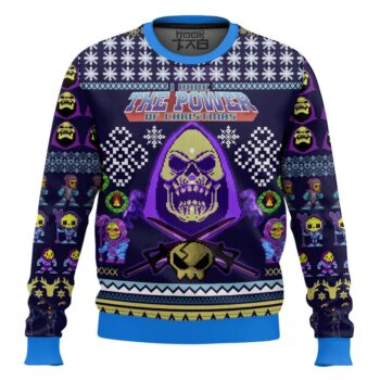 Skeletor Masters of the Universe Ugly Christmas Sweater