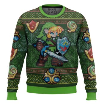 Zelda Link Green Ugly Christmas Sweater