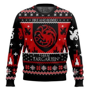 Game of Thrones House Targaryen Ugly Christmas Sweater