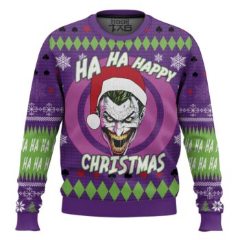 Ha ha ha happy Christmas Joker Christmas Sweater