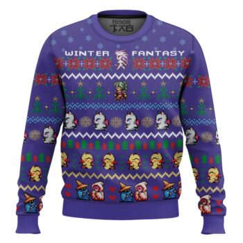 Winter Fantasy Final Fantasy Ugly Christmas Sweater