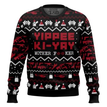Yippe Ki-Yay Die Hard Ugly Christmas Sweater