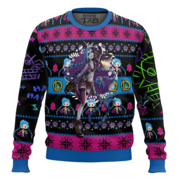 Jinx League of Legends Ugly Christmas Sweater