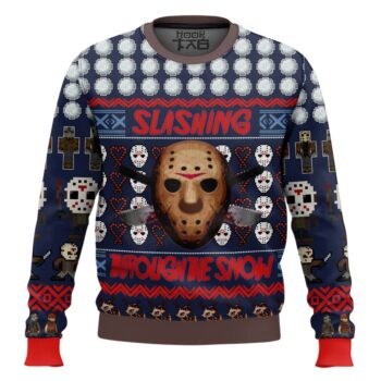 Jason Vorhees Friday the 13th Ugly Christmas Sweater