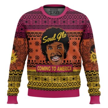 Soul Glo Coming to America Ugly Christmas Sweater