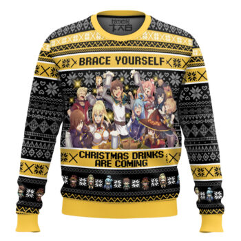 Brace Yourself Konosuba Ugly Christmas Sweater