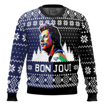 Bon Jovi Ugly Christmas Sweater