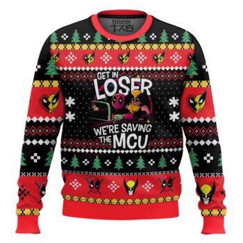 Get in Loser Deadpool Wolverine Ugly Sweater