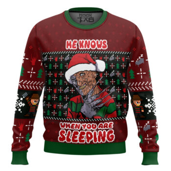 Freddy Krueger Horror Ugly Christmas Sweater