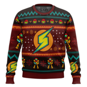 Samus Metroid Ugly Christmas Sweater
