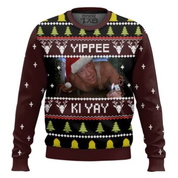 Yippee Ki Yay Ugly Die Hard Christmas Sweater