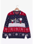 Peanuts Snoopy & Charlie Brown Holiday Ugly Christmas Sweater