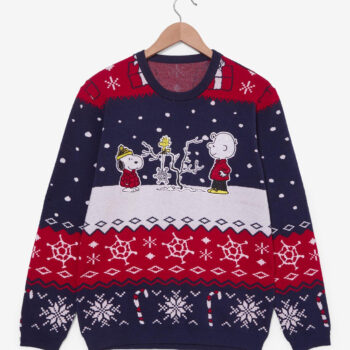 Peanuts Snoopy & Charlie Brown Holiday Ugly Sweater