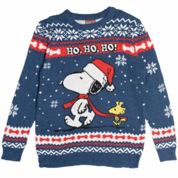 Peanuts Snoopy & Woodstock "Ho, Ho, Ho!" Ugly Christmas Sweater