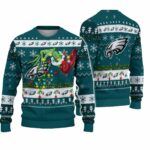 Philadelphia Eagles Grinch Christmas Ugly Sweater