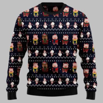 Pigs Cute Ugly Christmas Sweater