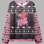 Pink Ratz Y2K Christmas Knit Ugly Christmas Sweater