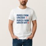 Popes From Chicago Popes From Green Bay Rivalry T Shirt