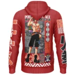 Portgas D. Ace One Piece Streetwear Lightweight Hoodie