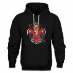Red Football Fleur d lis T-Shirt