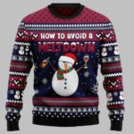 Red Wine Snowman How To Avoid A Meltdown Ugly Christmas Sweater