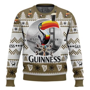 2021 Guinness Beer 1759-toucan Ugly Christmas Sweater