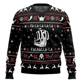 Valhalla Viking Ugly Christmas Sweater