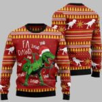 Singing Dinosaur Ugly Christmas Sweater