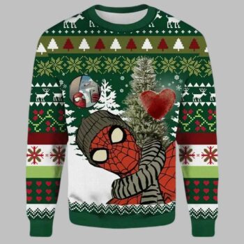 Spiderman Winter Christmas Ugly Christmas Sweater