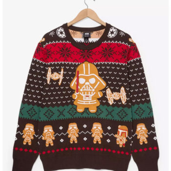 Star Wars Darth Vader Gingerbread Holiday Ugly Christmas Sweater