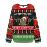 Strawberry Jams But My Glock Don?t Merry Ugly Christmas Sweater
