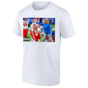 TAYLOR SWIFT SMACKS TRAVIS KELCE SHIRT