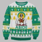 The Big Lebowski Abide Ugly Christmas Sweater