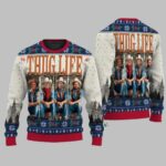 Thug Life Christmas Trump Vance Ugly Christmas Sweater