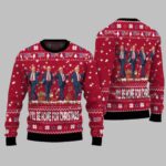 Trump I’ll Be Home for Christmas Ugly Sweater